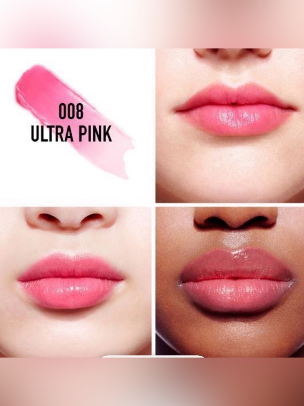 Dior 008 Ultra Pink Hydrating Lip Color